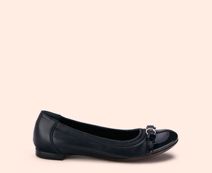 Ballerines AGL MONIKA Cuir Bleu Femme | JLA-31365450