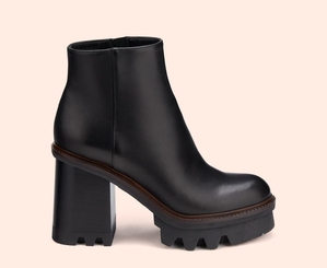 Bottines AGL NATALIA H LOWBOOT Cuir Noire Femme | FWE-29139397