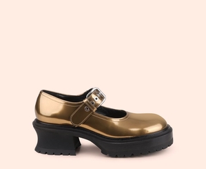 Ballerines AGL CARO BEBE' Metallic Doré Femme | NEE-16123267