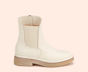 Bottines AGL ALISON R BEAT Cuir Blanche Femme | OKU-88900682