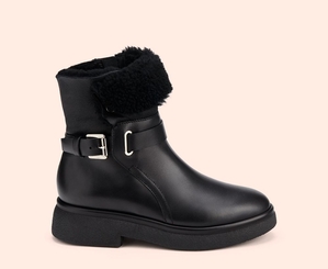 Bottines AGL ALISON R MOUNTAIN Sheepskin Noire Femme | OMD-56629076