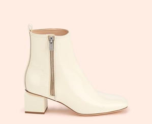 Bottines AGL ANGIE BOOTIE Vernis Blanche Femme | TBJ-45090875