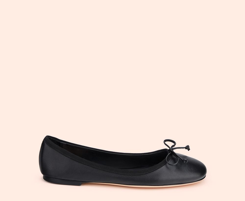 Ballerines AGL KALA Cuir Noire Femme | GVD-90053790